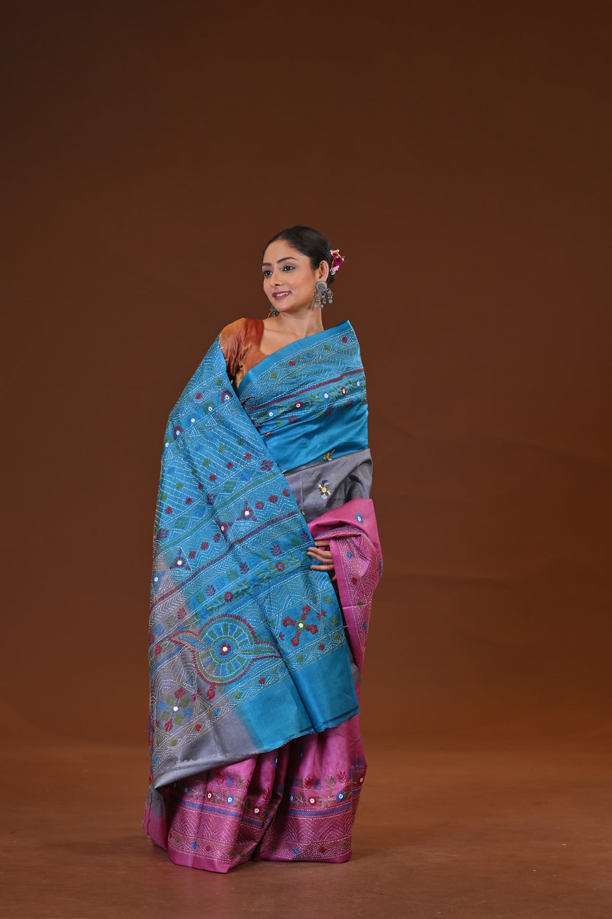 Tussar Diy Lambani Saree