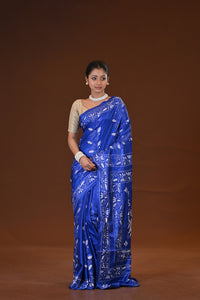 Blended Silk Kantha Saree