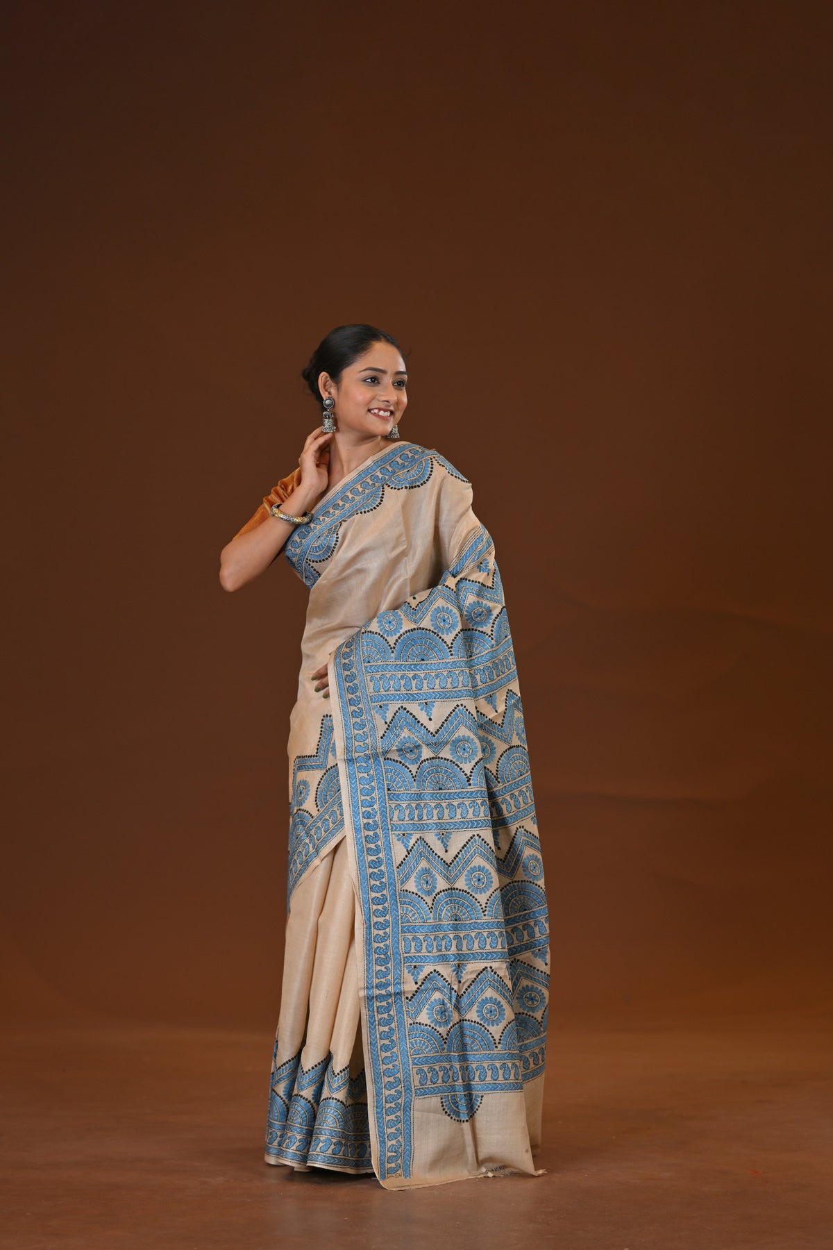 Gachi By Gachi Silk Kantha Saree