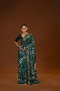 Blended Silk Kantha Saree