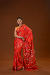 Blended Silk Kantha Saree