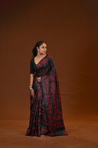 Blended Silk Kantha Saree