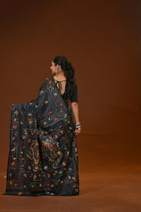 Blended Silk Kantha Saree
