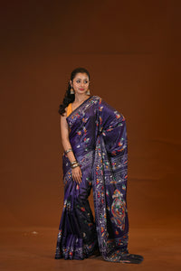 Blended Silk Kantha Saree