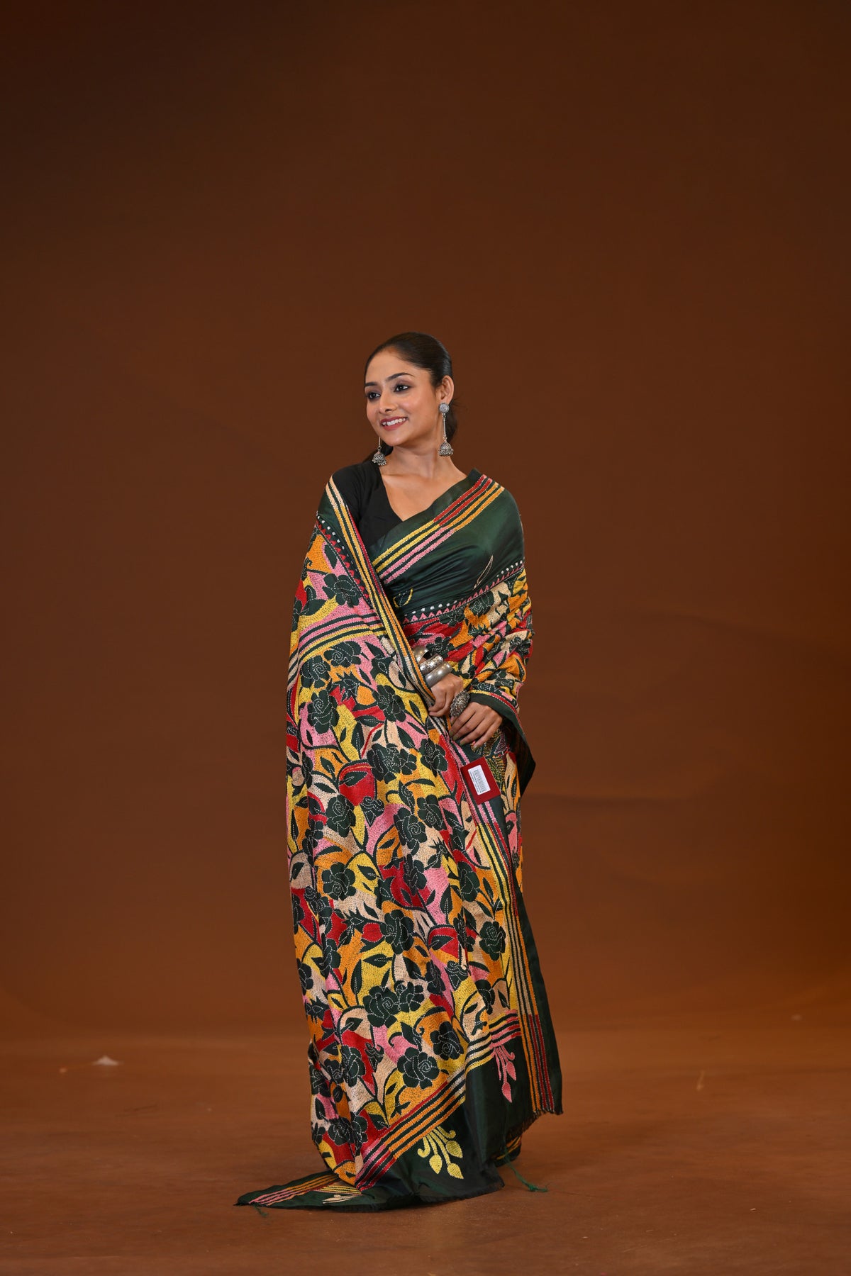 Blended Silk Kantha Saree