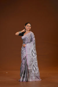 Blended Silk Kantha Saree