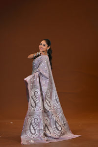 Blended Silk Kantha Saree