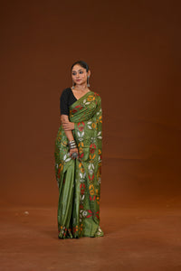 Blended Silk Kantha Saree