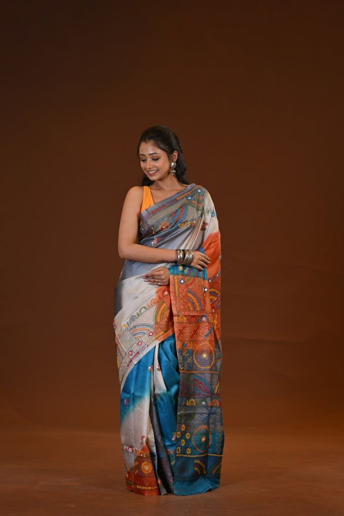 Tussar Diy Lambani Saree