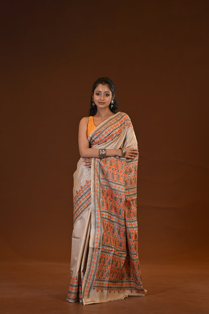 Gachi By Gachi Silk Kantha Saree