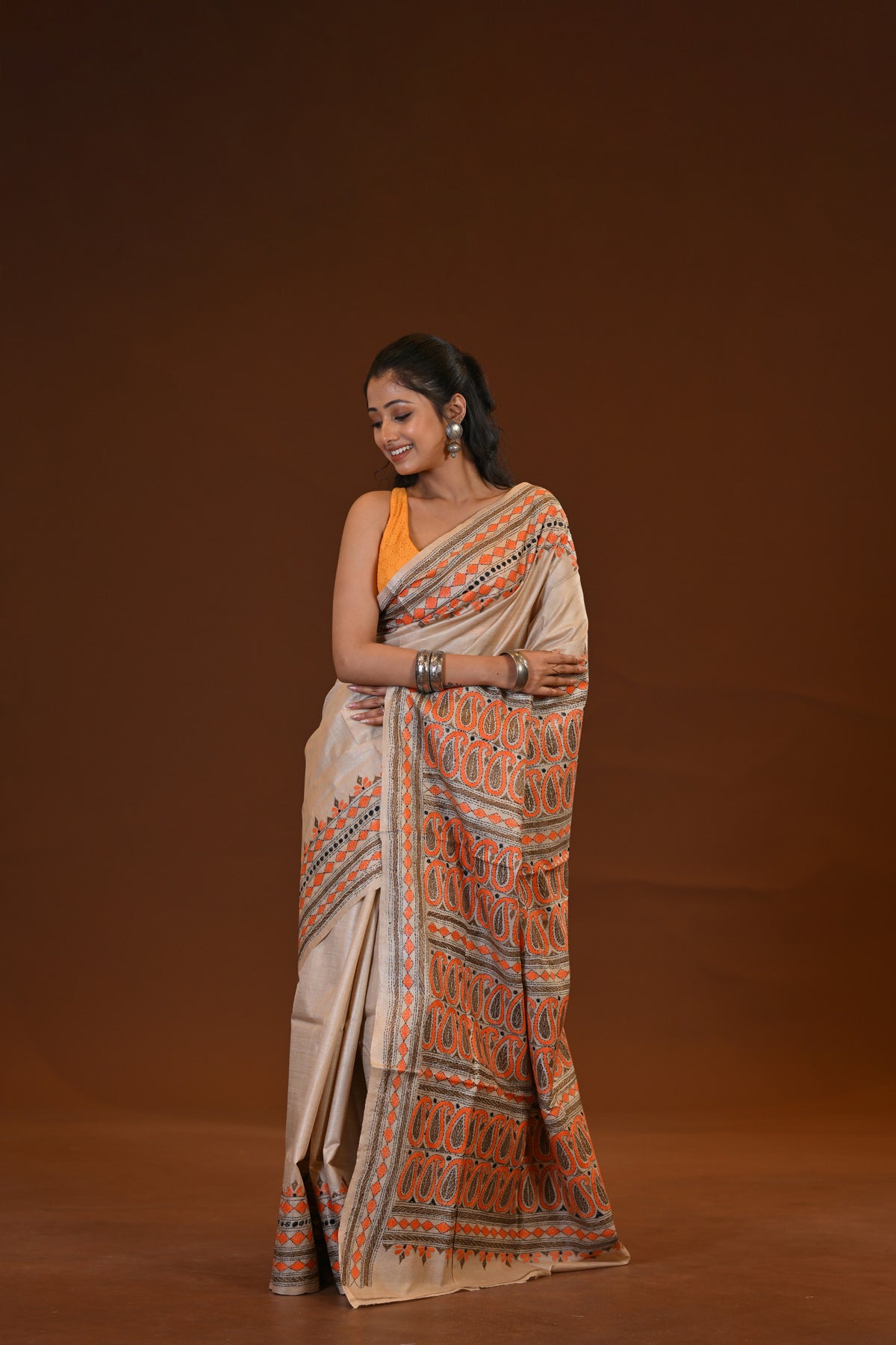Gachi By Gachi Silk Kantha Saree