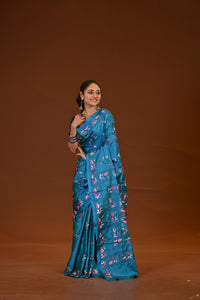 Blended Silk Kantha Saree