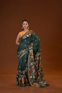 Blended Silk Kantha Saree