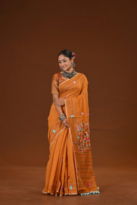 Bulian Stitch Saree
