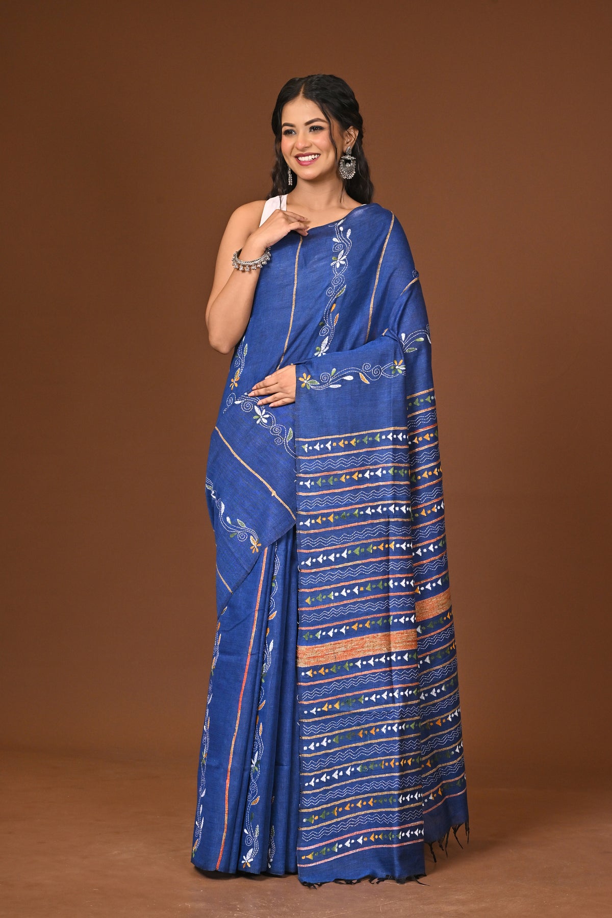 Cotton Khesh Kantha Saree