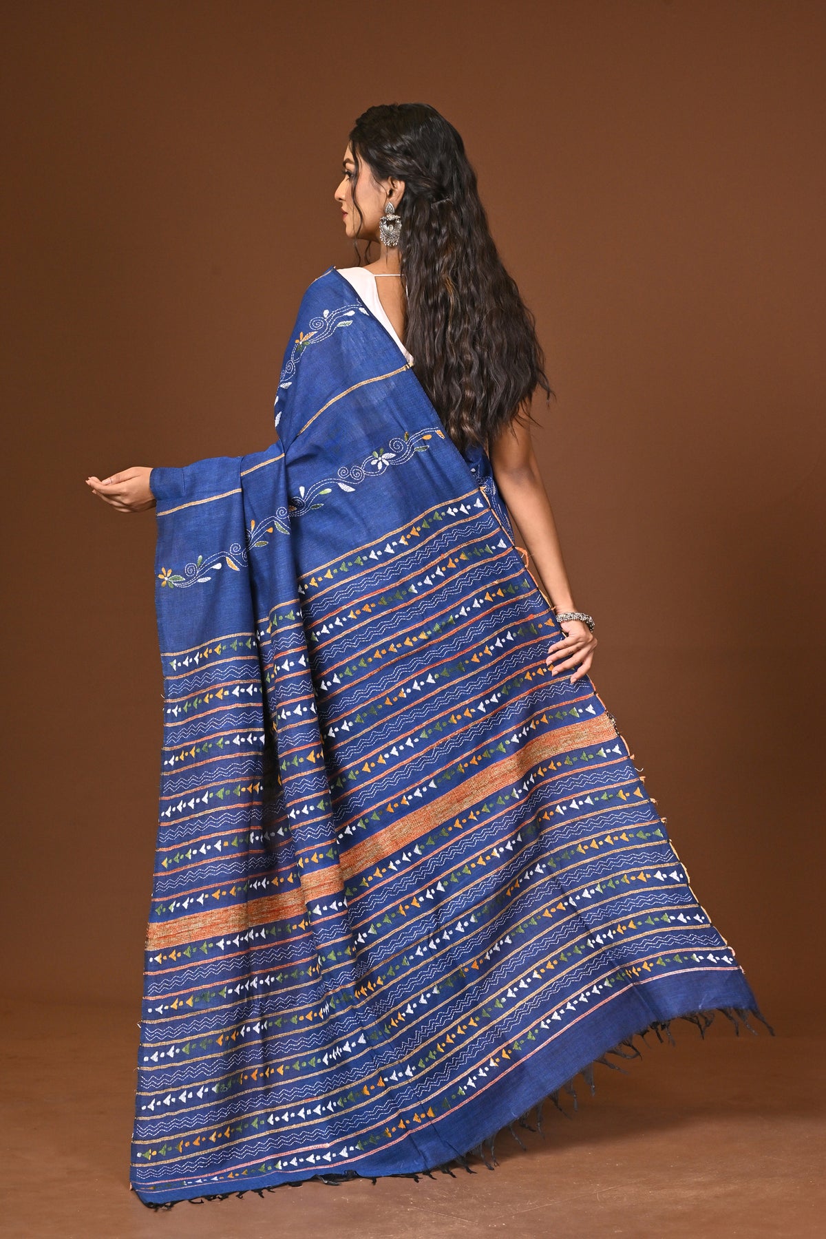 Cotton Khesh Kantha Saree
