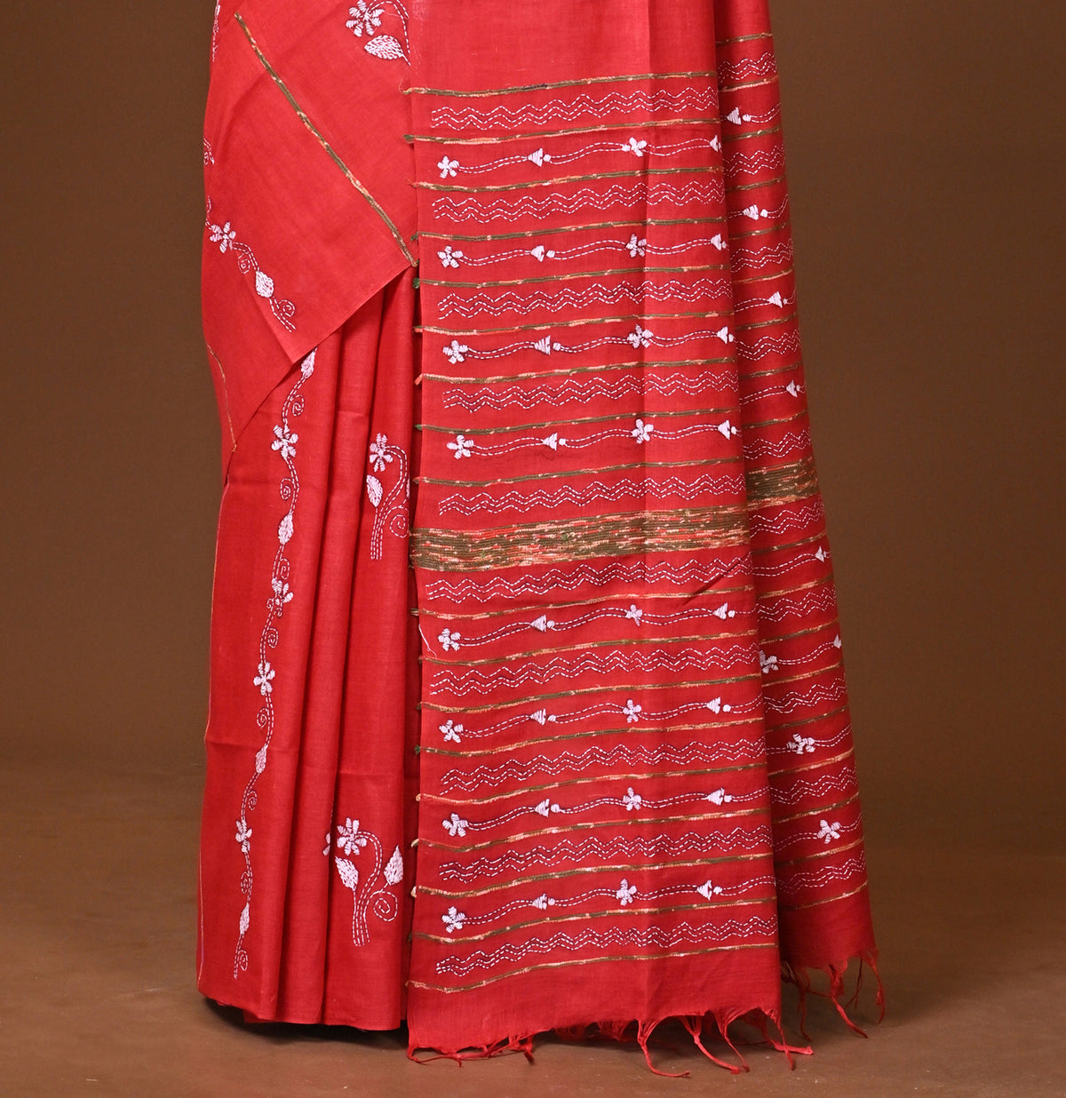 Cotton Khesh Kantha Saree