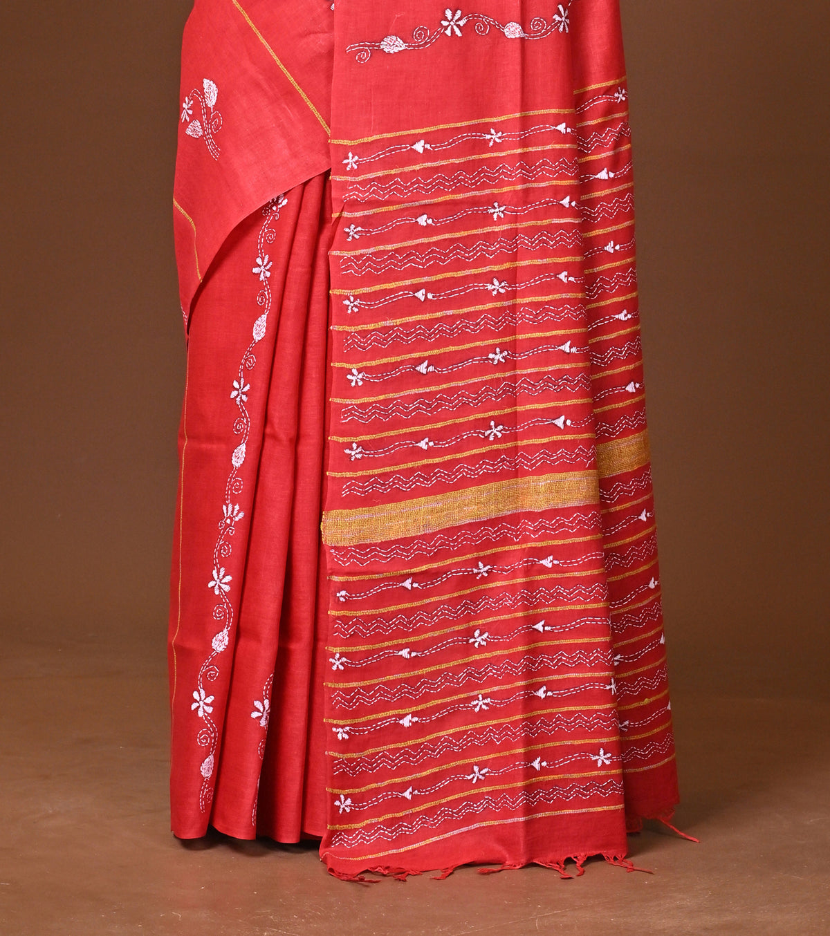 Cotton Khesh Kantha Saree