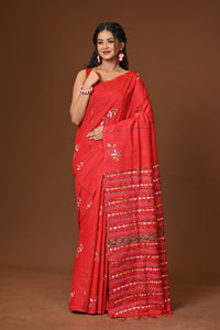 Cotton Khesh Kantha Saree