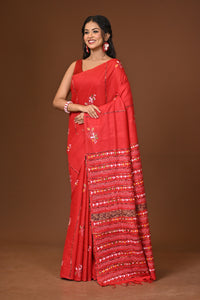 Cotton Khesh Kantha Saree