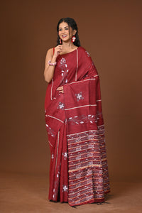 Cotton Khesh Kantha Saree
