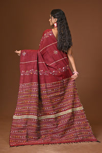 Cotton Khesh Kantha Saree