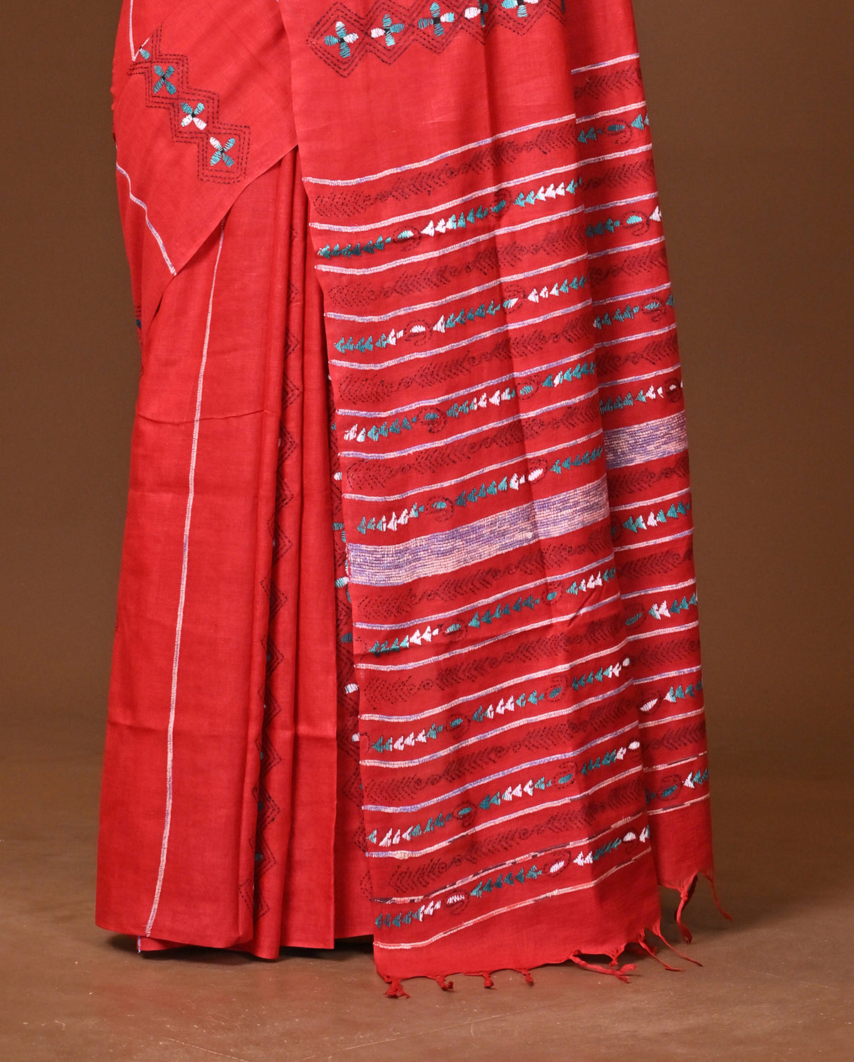 Cotton Khesh Kantha Saree
