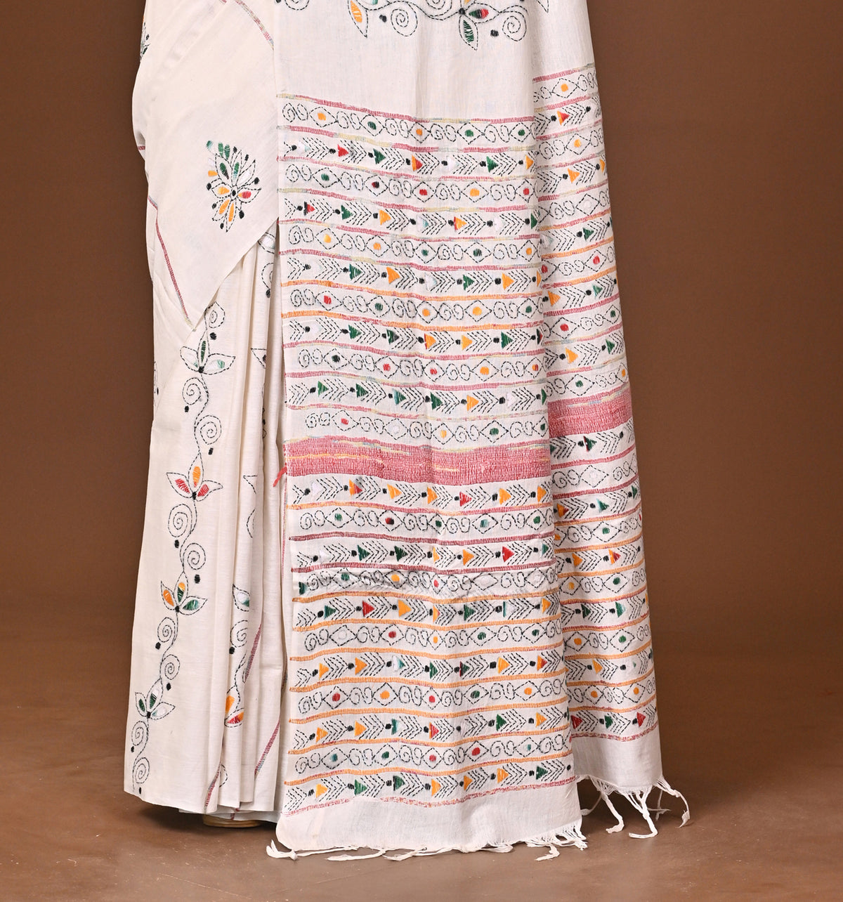 Cotton Khesh Kantha Saree