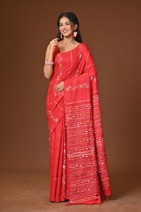 Cotton Khesh Kantha Saree