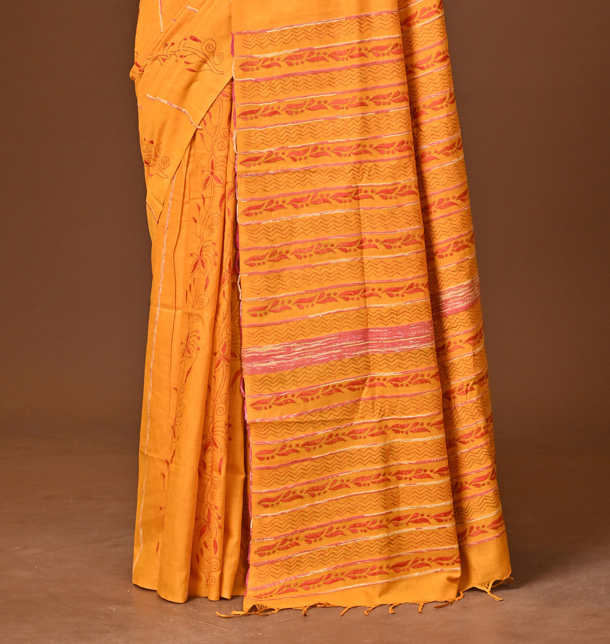 Cotton Khesh Kantha Saree