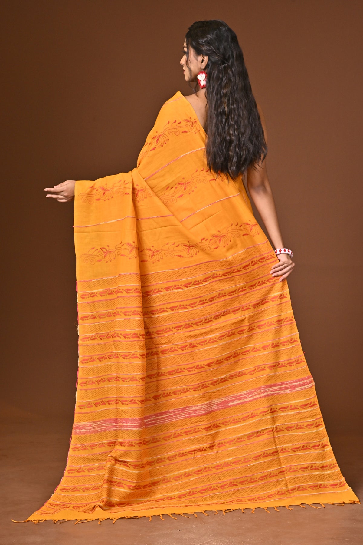 Cotton Khesh Kantha Saree