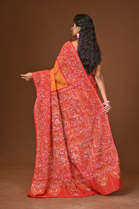 Cotton Hand Batik Saree