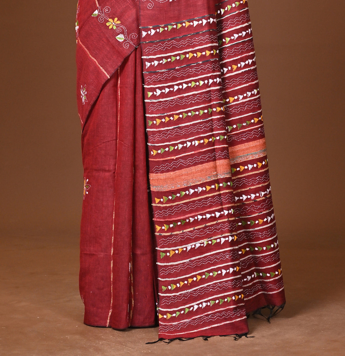 Cotton Khesh Kantha Saree