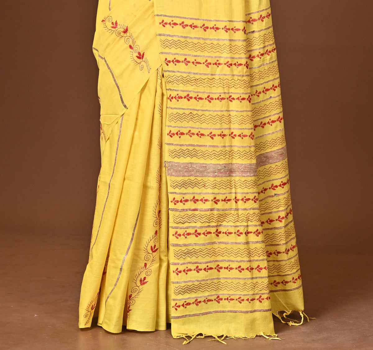 Cotton Khesh Kantha Saree