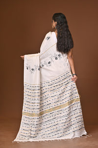 Cotton Khesh Kantha Saree