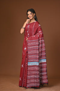 Cotton Khesh Kantha Saree