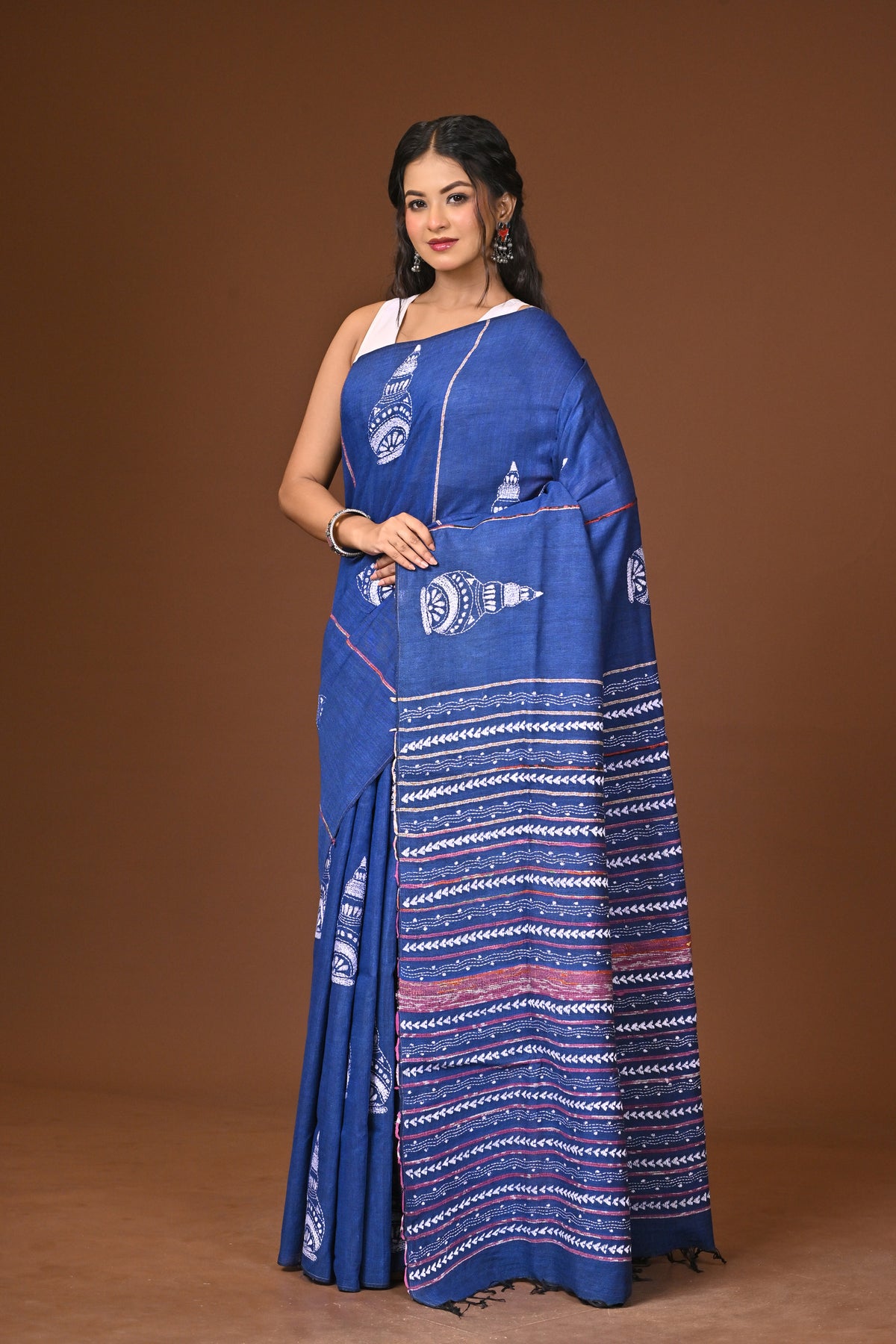 Cotton Khesh Kantha Saree