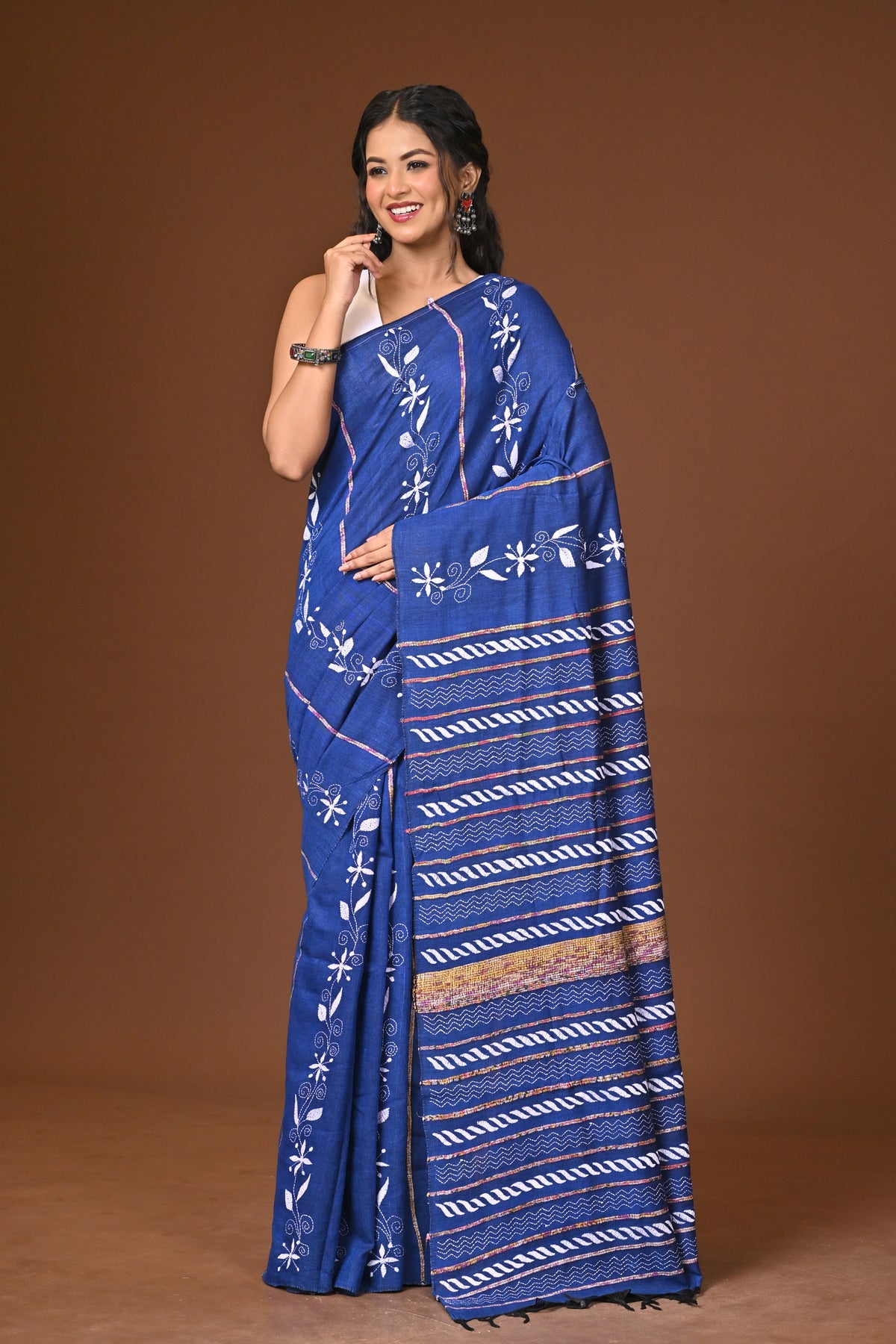 Cotton Khesh Kantha Saree