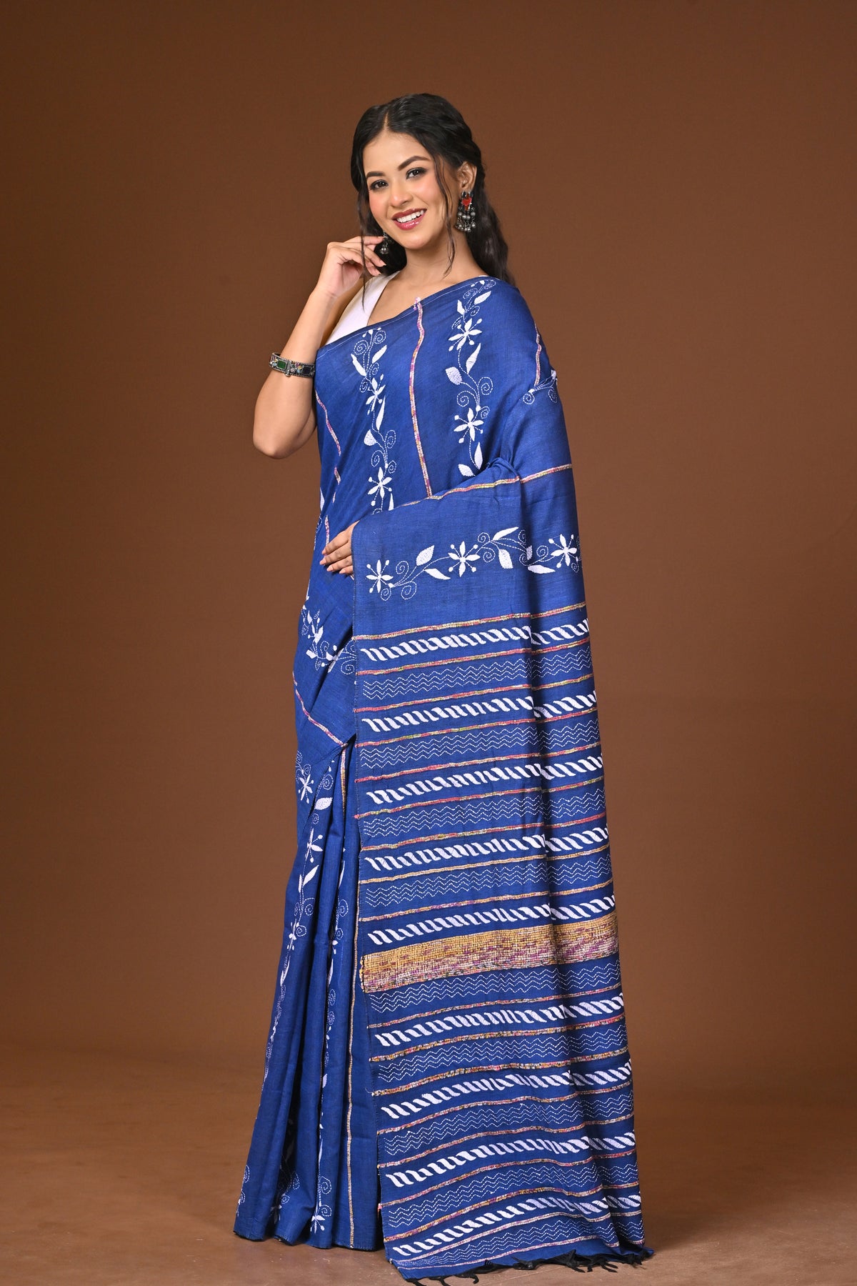 Cotton Khesh Kantha Saree