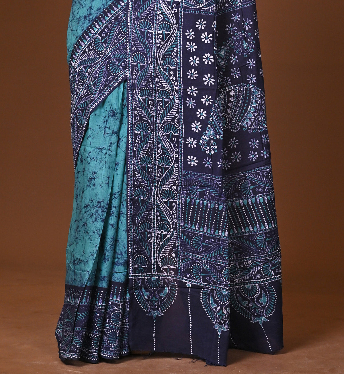 Cotton Hand Batik Saree