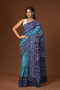 Cotton Hand Batik Saree