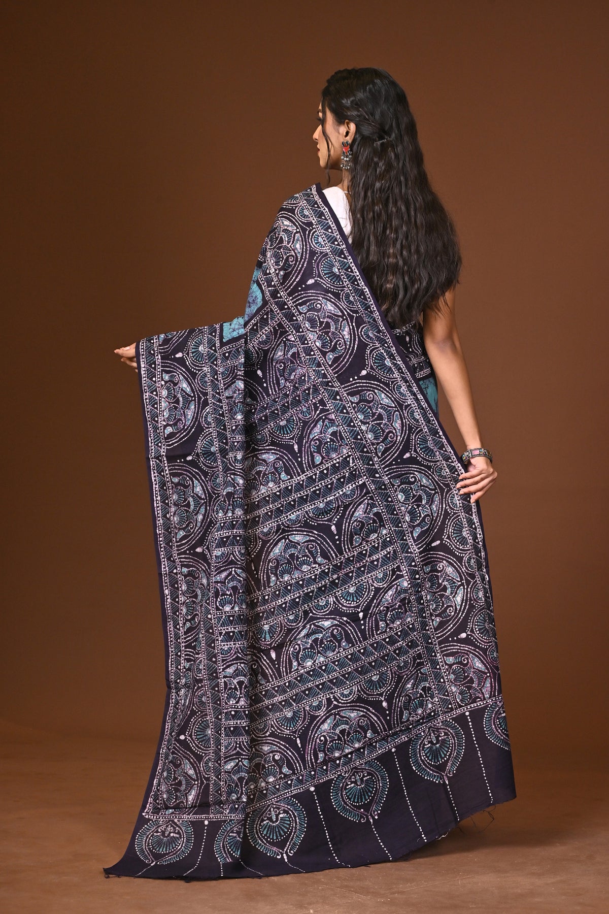 Cotton Hand Batik Saree