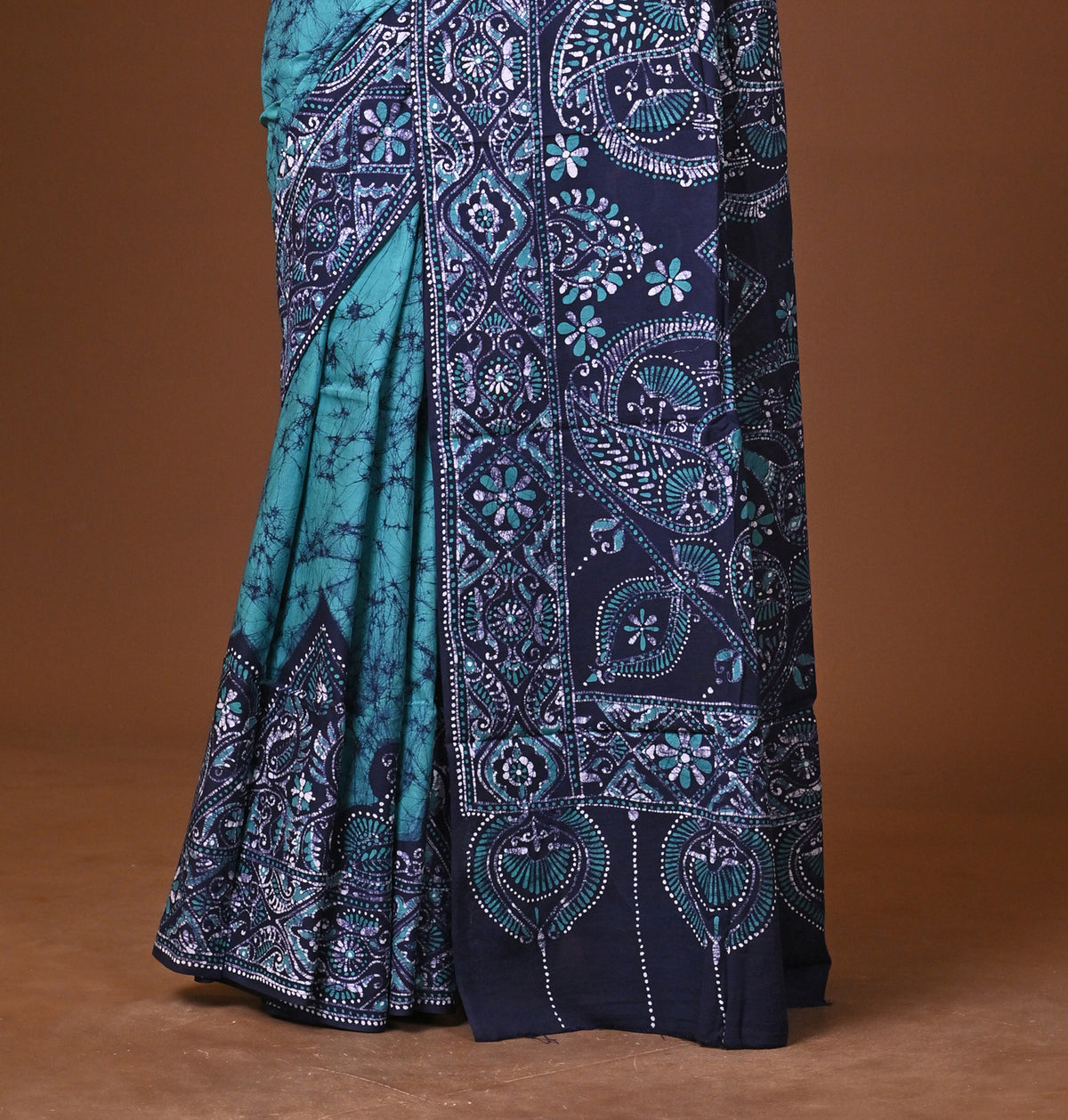 Cotton Hand Batik Saree
