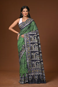 Cotton Hand Batik Saree