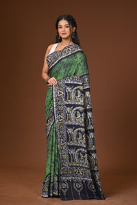 Cotton Hand Batik Saree