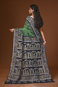 Cotton Hand Batik Saree