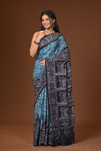 Cotton Hand Batik Saree