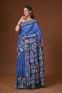 Cotton Hand Batik Saree