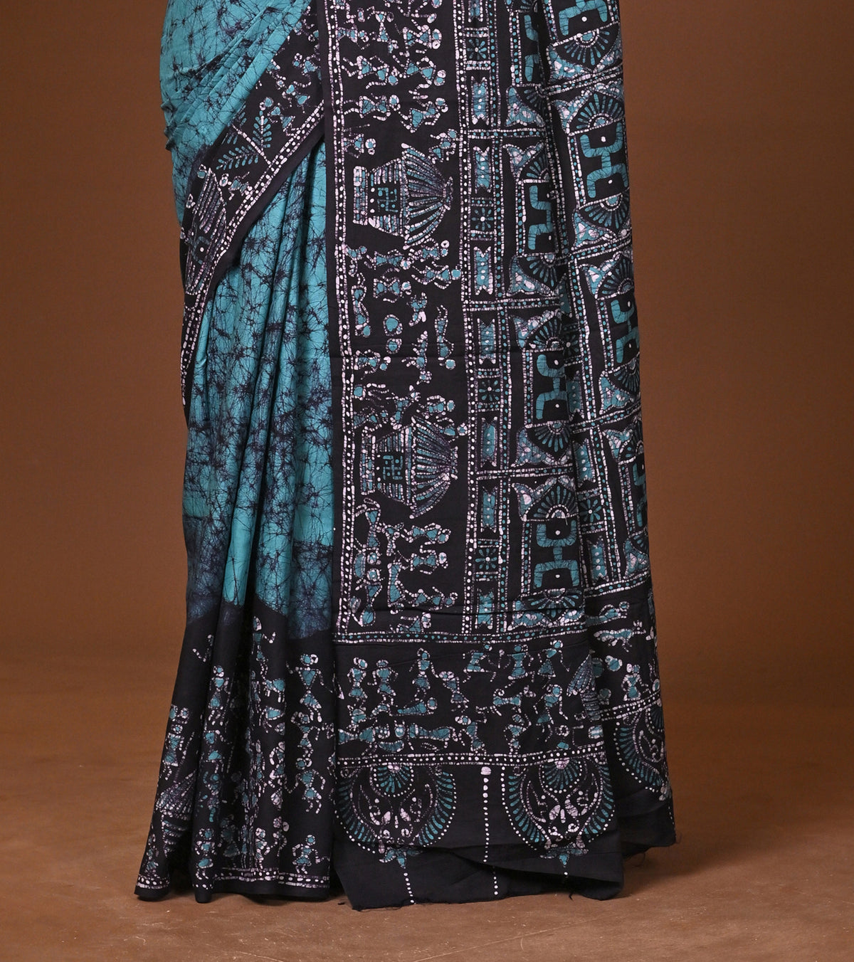 Cotton Hand Batik Saree