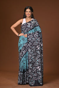 Cotton Hand Batik Saree